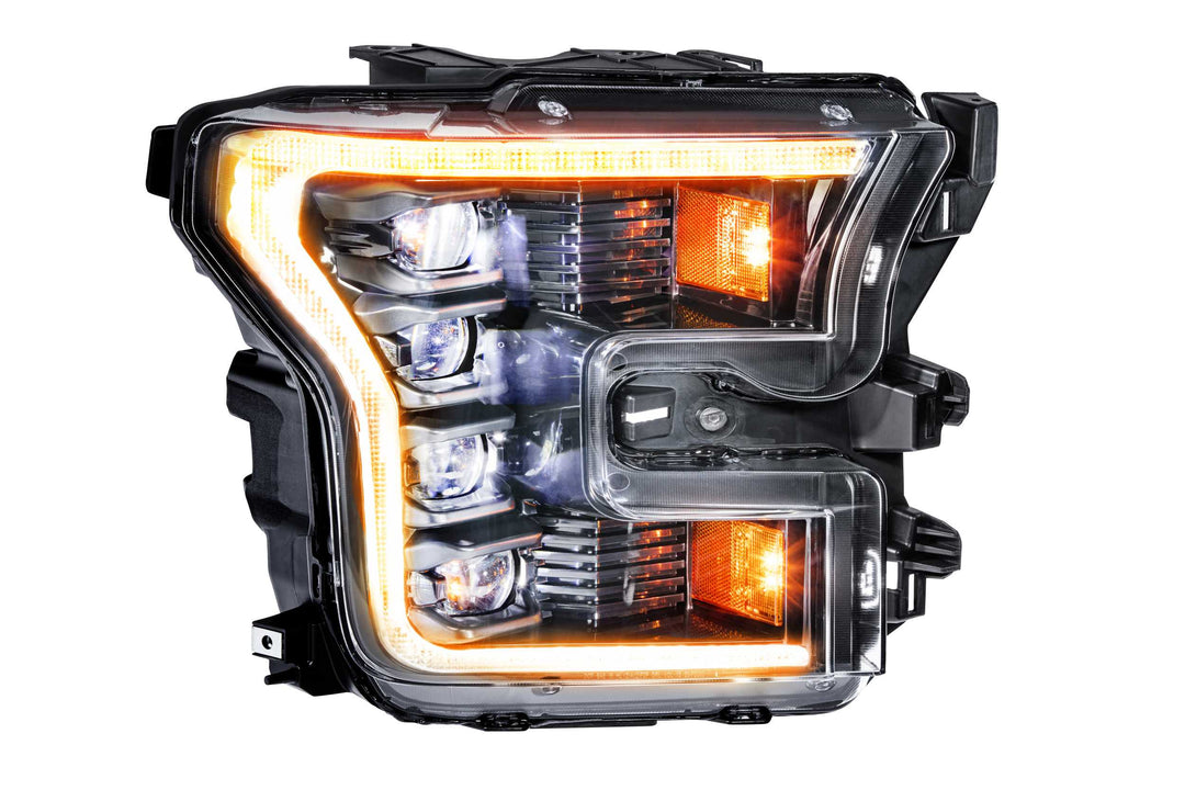 Morimoto 17-20 Ford F-150 Raptor XB LED Headlights (Amber DRL)