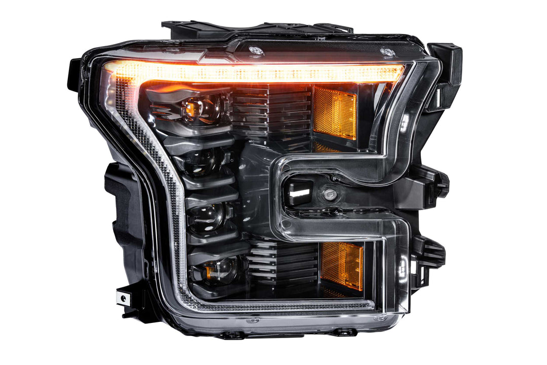 Morimoto 17-20 Ford F-150 Raptor XB LED Headlights (Amber DRL)