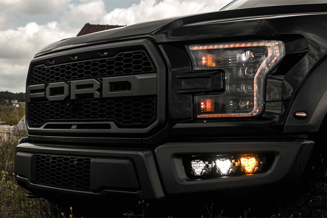 Morimoto 17-20 Ford F-150 Raptor XB LED Headlights (Amber DRL)