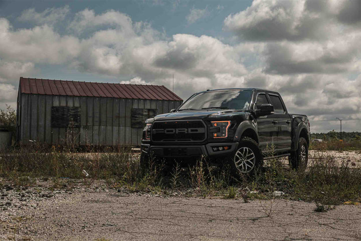 Morimoto 17-20 Ford F-150 Raptor XB LED Headlights (Amber DRL)
