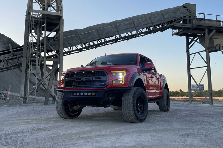 Morimoto 17-20 Ford F-150 Raptor XB LED Headlights (Amber DRL)