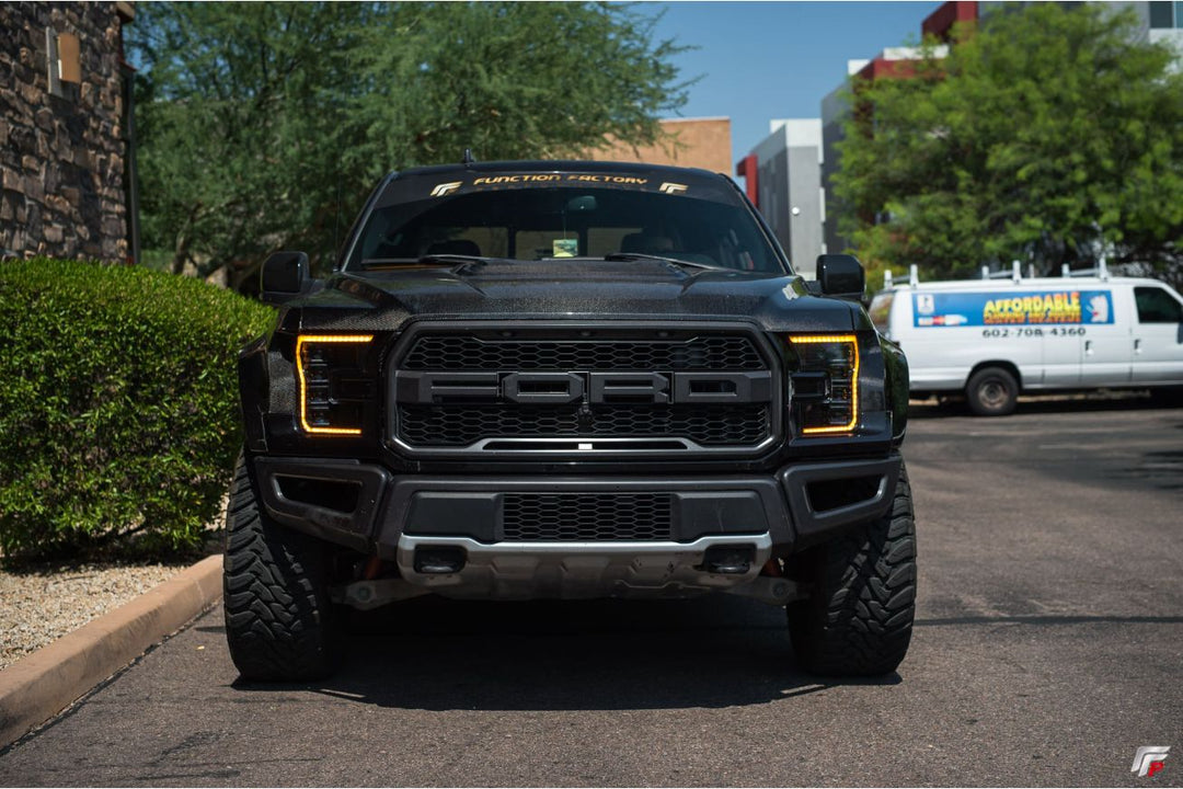 Morimoto 17-20 Ford F-150 Raptor XB LED Headlights (Amber DRL)