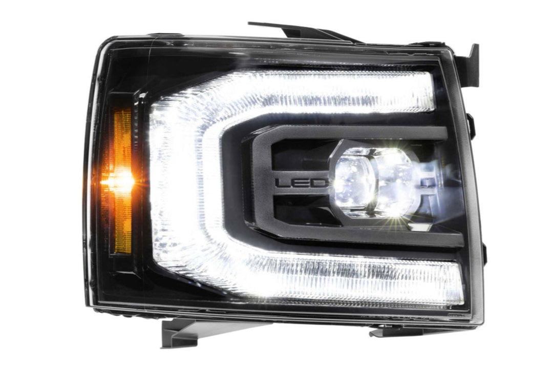 Morimoto 07-13 Chevrolet Silverado 1500 XB LED Headlights (White DRL)