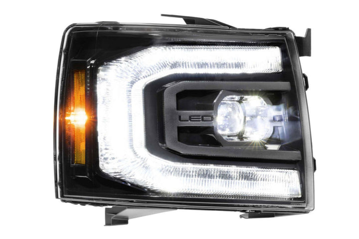 Morimoto 07-13 Chevrolet Silverado 1500 XB LED Headlights (White DRL)