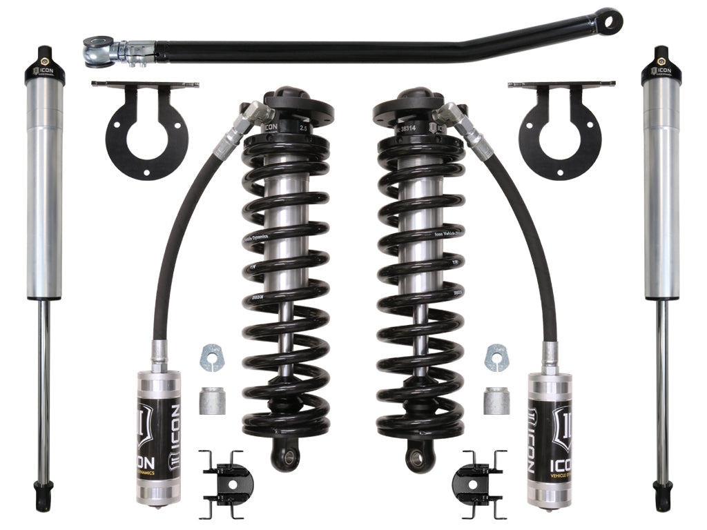 ICON Vehicle Dynamics 2005-2016 Ford F250/F350, 2.5-3" Lift, Stage 2 Coilover Conversion System