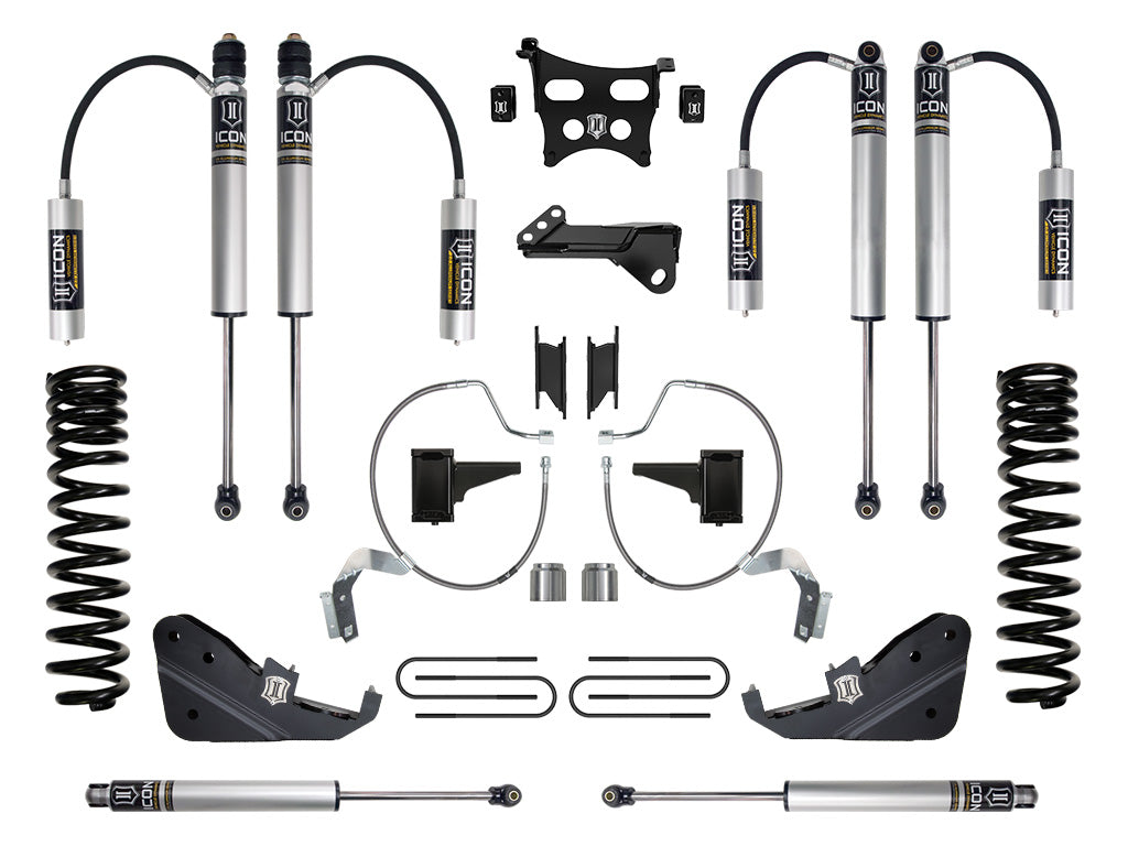ICON Vehicle Dynamics 2023-2026 Ford F-250/F-350 Super Duty 4WD, Diesel, 4.5" Lift, Stage 2 Suspension System