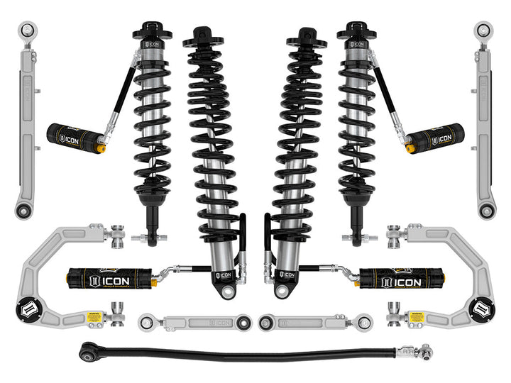 ICON Vehicle Dynamics 2021-2026 Ford Bronco, Non-Sasquatch, 3-4" Lift, Stage 7 Suspension System, CDCV, Billet, Heavy Rate Rear Springs