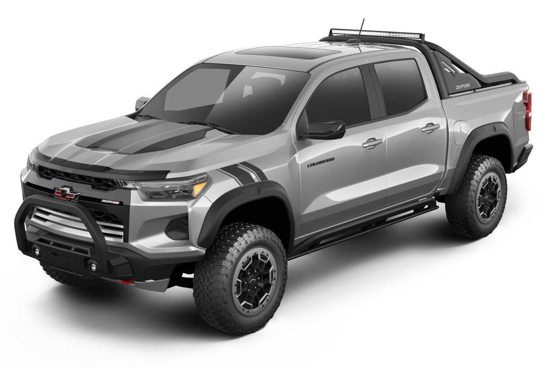 Husky Liners Smoke AeroSkin Low Profile Hood Protector - 2023-2027 Chevrolet Colorado