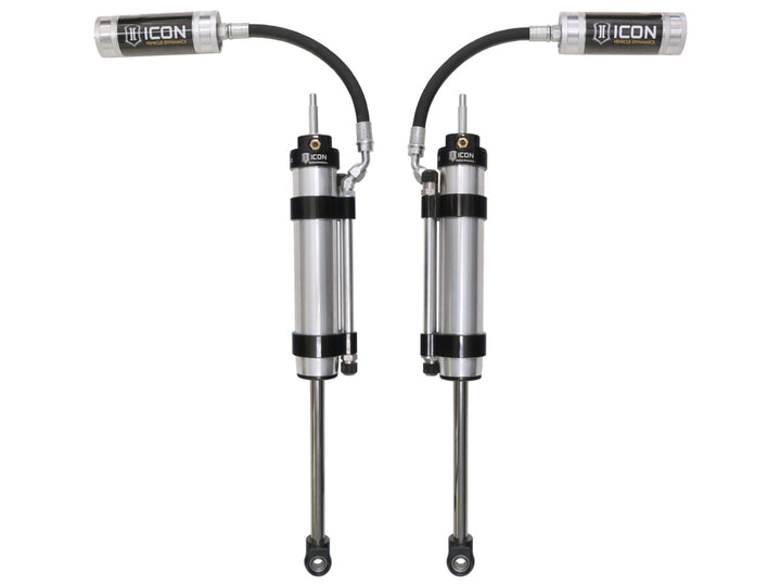 ICON Vehicle Dynamics 2007-2018 Jeep Wrangler JK, 3" Lift, Front, V.S. 2.5 Aluminum Series Omega Bypass Shock Absorbers, Remote Reservoir, Pair