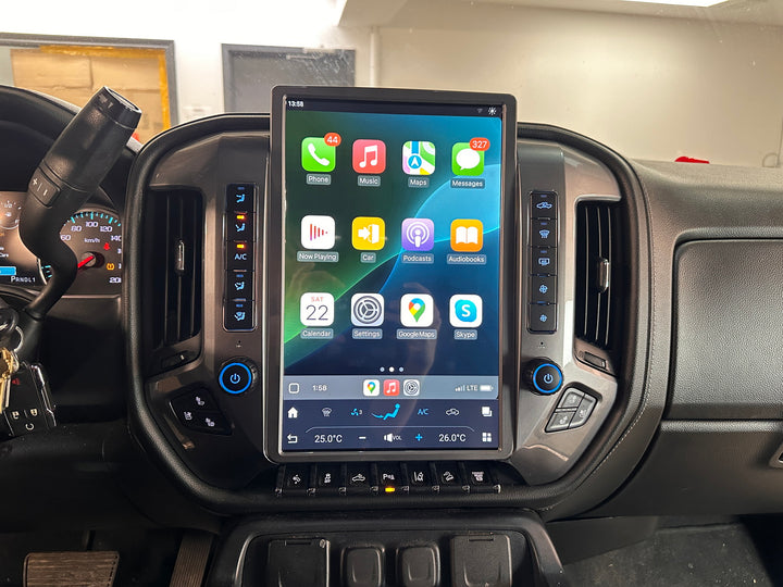 Chevrolet Silverado 3500 Tesla Style Screen 2014-2018