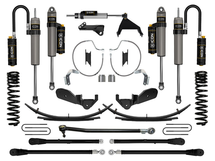 ICON Vehicle Dynamics 2023-2026 Ford F-250/F-350 Super Duty 4WD, Diesel, 4.5" Lift, Stage 7 Suspension System w/ Expansion Packs
