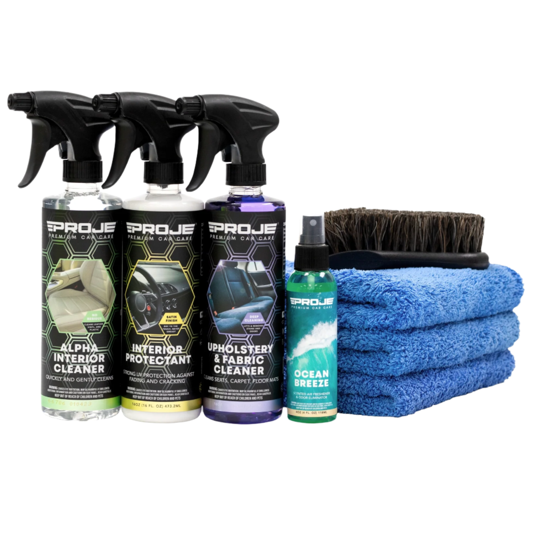 Proje Interior Detailing Kit – Cleaner & Protectant Set