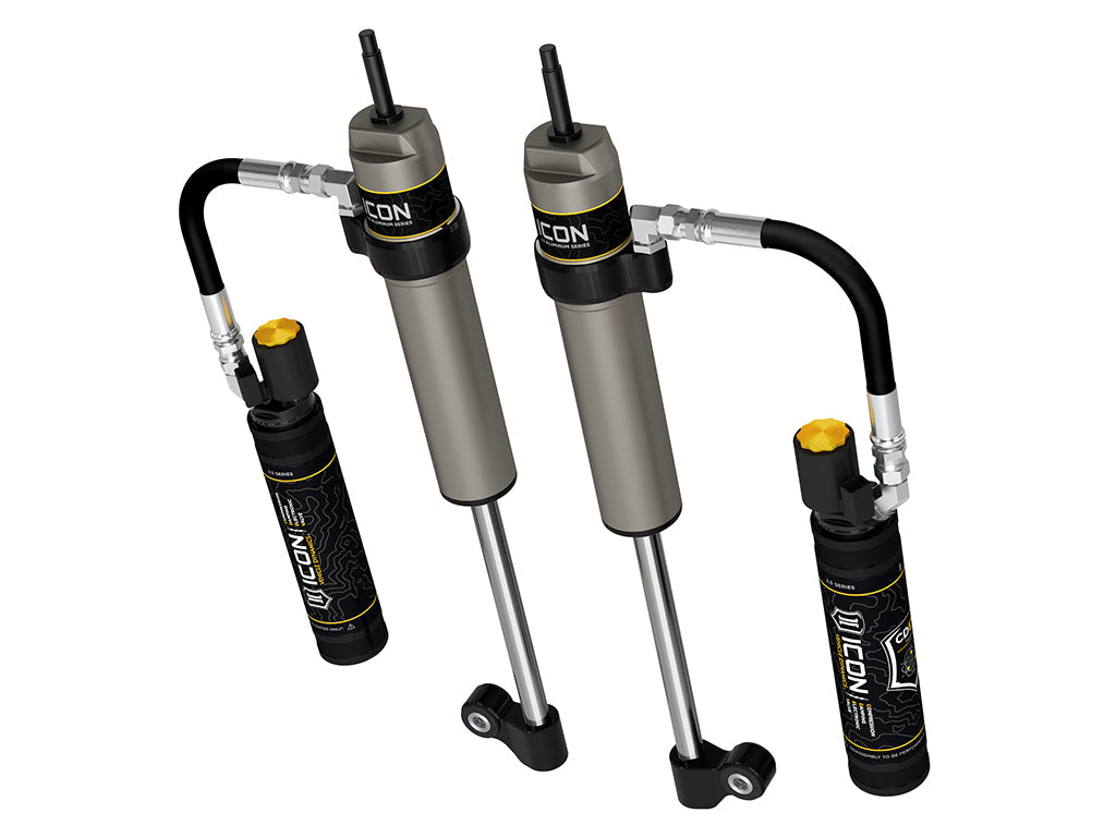 ICON Vehicle Dynamics 2005-2023 Toyota Tacoma, Rear, V.S. 2.5 Aluminum Series RXT Shock Absorbers, Remote Reservoir w/ CDEV, Pair