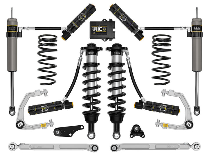 ICON Vehicle Dynamics 2024-2026 Toyota Tacoma 1.25-3" Lift, Stage 10 Suspension System, Billet, Overland Rear Springs