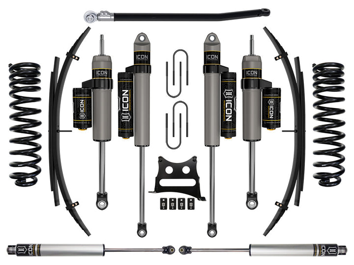 ICON Vehicle Dynamics 2008-2010 Ford F-250/F-350 Super Duty 4WD Diesel, 2.5" Lift, Stage 4 Suspension System w/ Expansion Packs