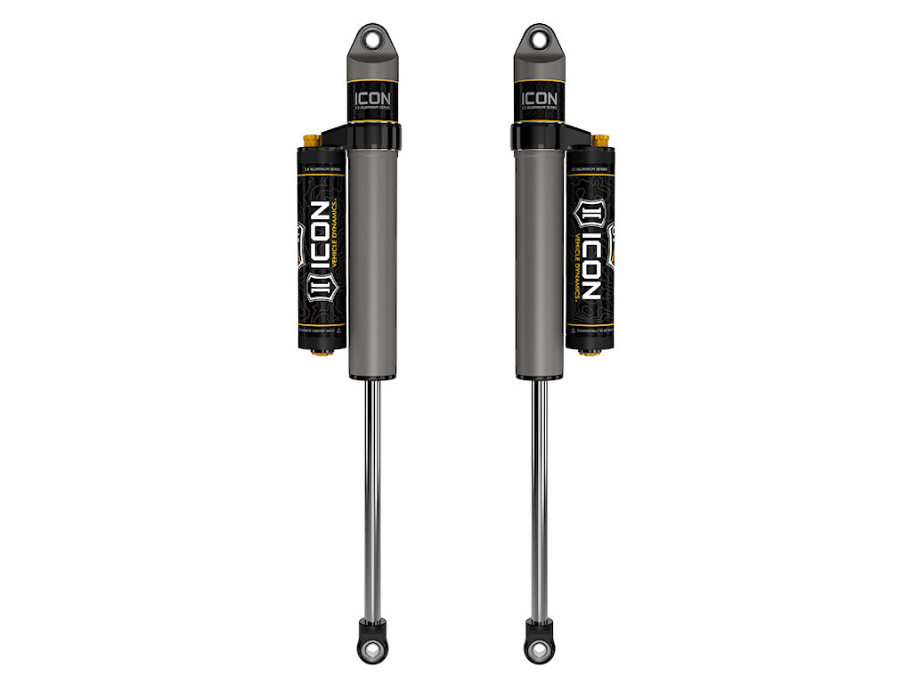 ICON Vehicle Dynamics 1999-2026 Ford Super Duty, 3-6” Lift, Rear, V.S. 2.5 Aluminum Series Shock Absorbers, Piggyback Reservoir w/ CDCV, Pair