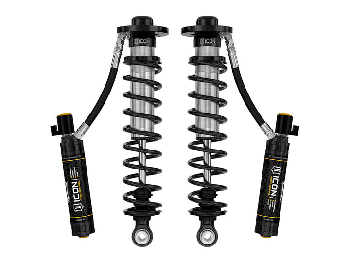 ICON Vehicle Dynamics 2022-2025 Ford F-150 Lightning, Lowered 0-4", Rear, V.S. 2.5 Series Coilover Kit, Remote Reservoir w/ CDEV, Pair
