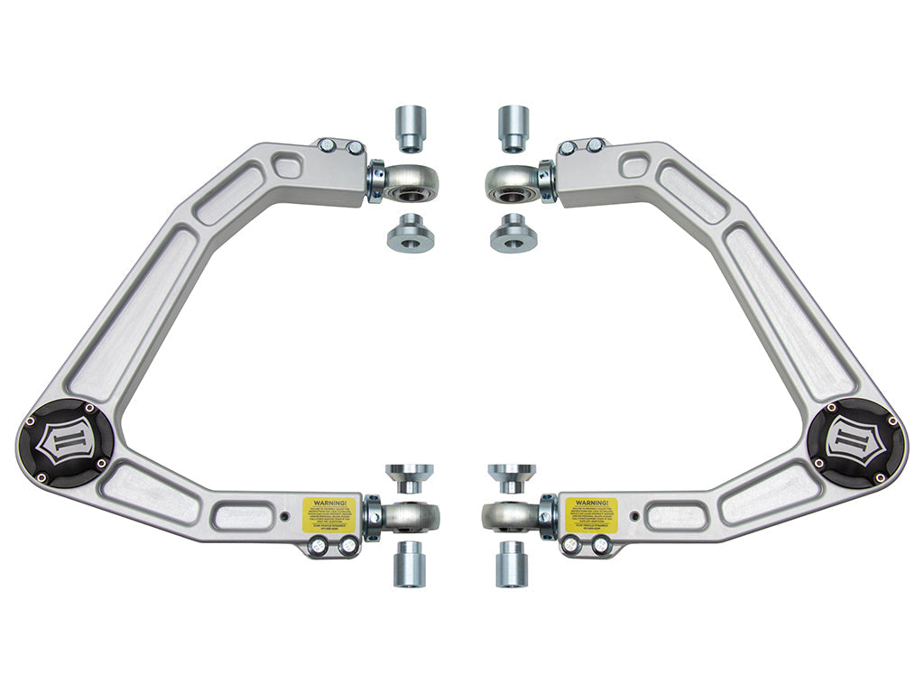 ICON Vehicle Dynamics 2019-2026 GM 1500, Front, Billet Upper Control Arm w/ Delta Joint, Kit
