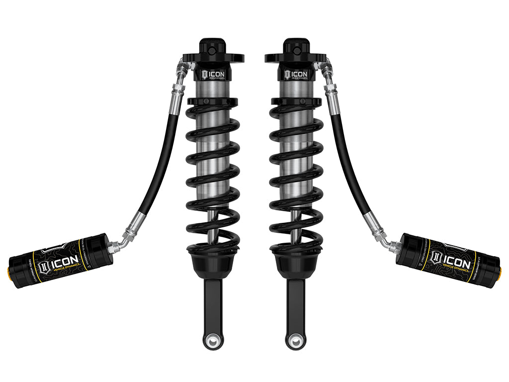 ICON Vehicle Dynamics 2005-2023 Toyota Tacoma, 0-3.5"/0-2.75" Lift, Front, V.S. 2.5 Series Coilover Kit, Extended Travel, Remote Reservoir, Pair