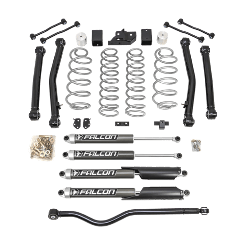 ReadyLift Terrain Flex 4-Arm Kit With Falcon 2.1 Monotube Shocks 2018-2025 Jeep JL Wrangler