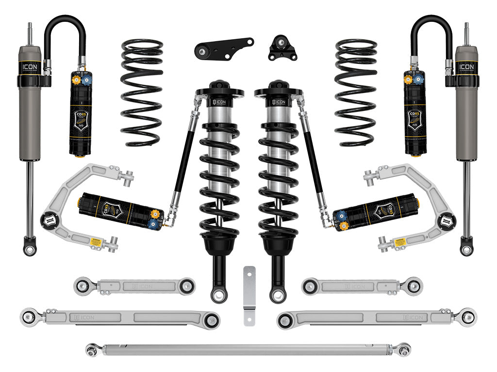 ICON Vehicle Dynamics 2024-2026 Toyota Land Cruiser 250 Series, 1.25-3" Lift, Stage 9 Suspension System, CDXS, Billet