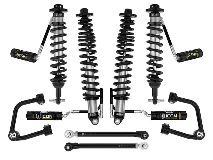 ICON Vehicle Dynamics 2021-2026 Ford Bronco, Non-Sasquatch, 3-4" Lift, Stage 5 Suspension System, Tubular, Heavy Rate Rear Springs