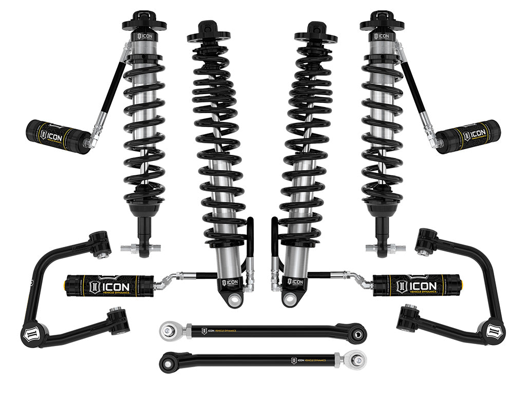 ICON Vehicle Dynamics 2021-2026 Ford Bronco, Non-Sasquatch, 3-4" Lift, Stage 5 Suspension System, Tubular