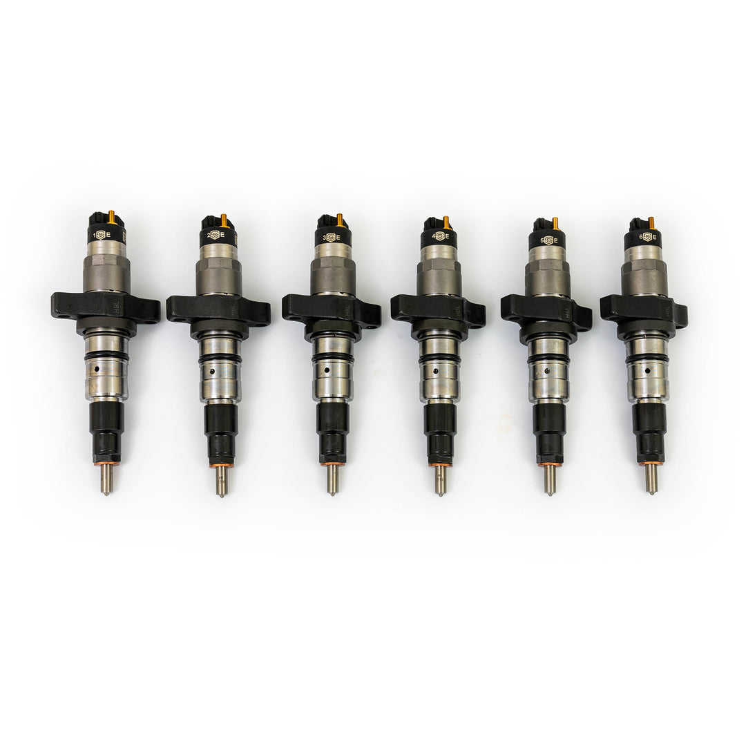 S&amp;S Diesel Early 5.9L Cummins Fuel Injector Set 2003-2004 — 305-SAC-SET