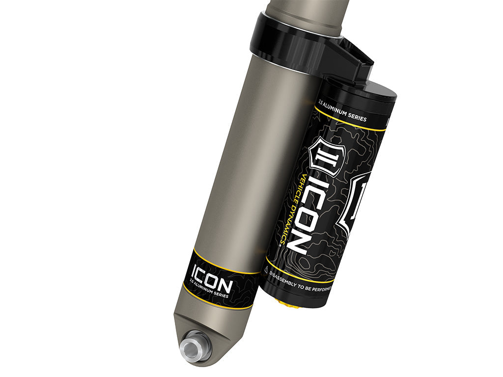 ICON Vehicle Dynamics 2014-2026 Ram 2500, 2" Lift, Rear, V.S. 2.5 Aluminum Series Shock Absorbers, Piggyback Reservoir, Pair