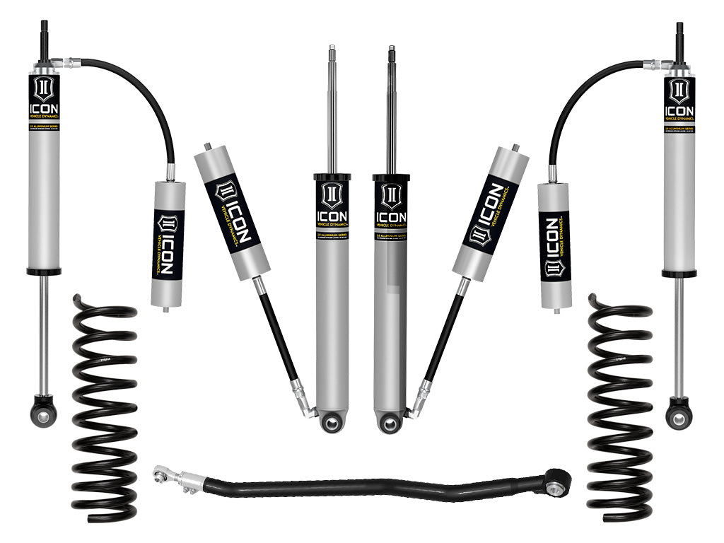 ICON Vehicle Dynamics 2014-2026 Ram 2500 4WD, Diesel, OEM Air Spring Rear, 2.5" Lift, Stage 2 Suspension System