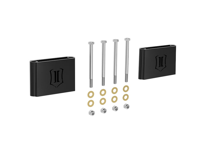 ICON Vehicle Dynamics 1999-2004 Ford F-250 &amp; F-350 Super Duty 4WD, Front, 3.5" Bump Stop Spacer Kit