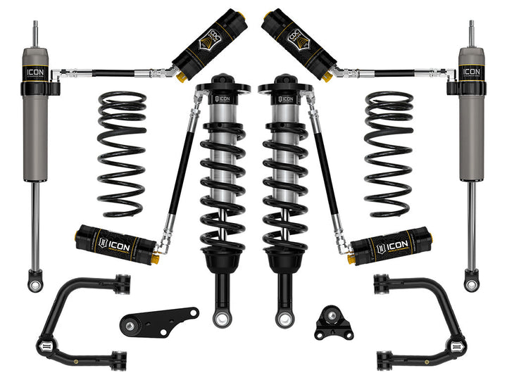 ICON Vehicle Dynamics 2024-2026 Toyota Tacoma 1.25-3" Lift, Stage 5 Suspension System, Tubular, Triple Rate Rear Springs