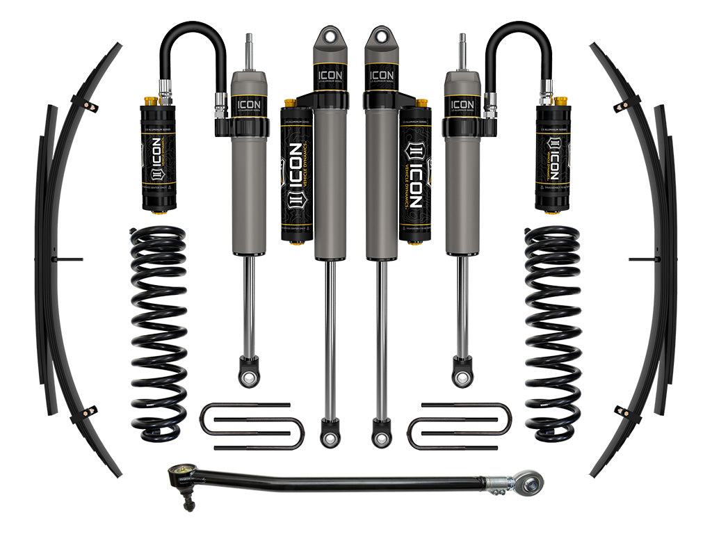 ICON Vehicle Dynamics 2017-2019 Ford F-250/F-350 4WD Diesel, 2.5" Lift, Stage 4 Suspension System w/ Expansion Packs