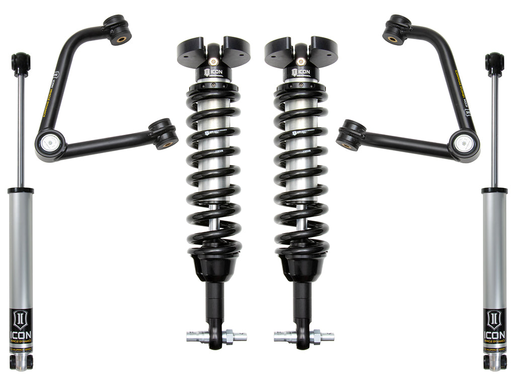 ICON Vehicle Dynamics 2019-2026 Chevrolet Silverado 1500/GMC Sierra 1500, 1.5-3.5" Lift, Stage 2 Suspension System, Tubular