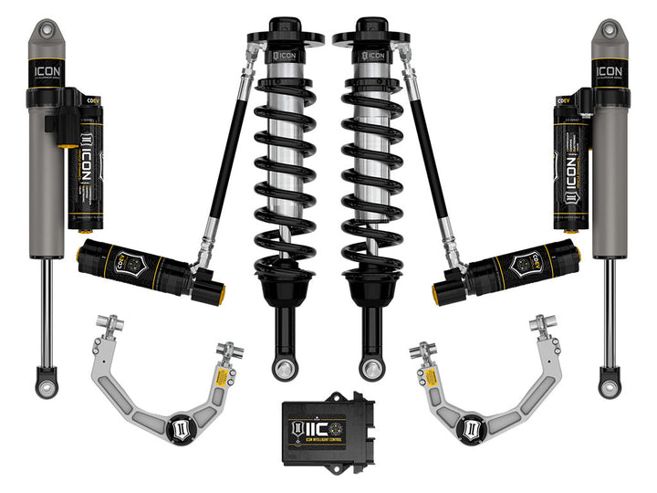 ICON Vehicle Dynamics 2021-2026 Ford F-150 4WD, 2.75-3.5" Lift, Stage 5 Suspension System, Billet