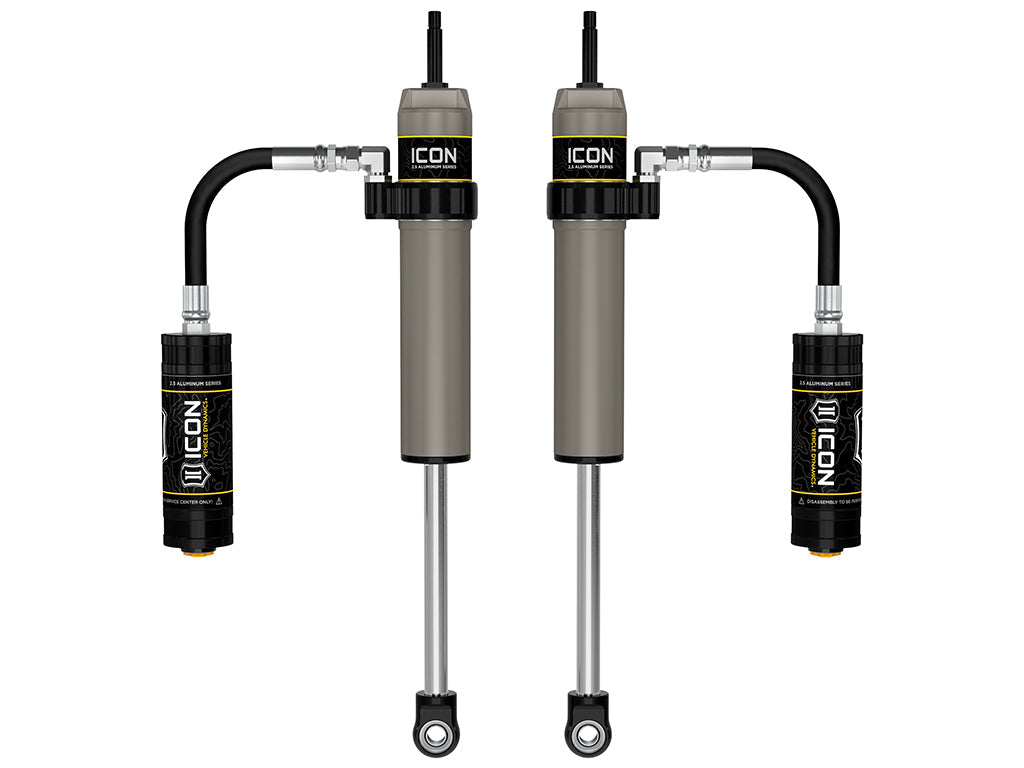 ICON Vehicle Dynamics 2005-2023 Toyota Tacoma, 0-1.5” Lift, Rear, V.S. 2.5 Aluminum Series Shock Absorbers, Remote Reservoir, Pair