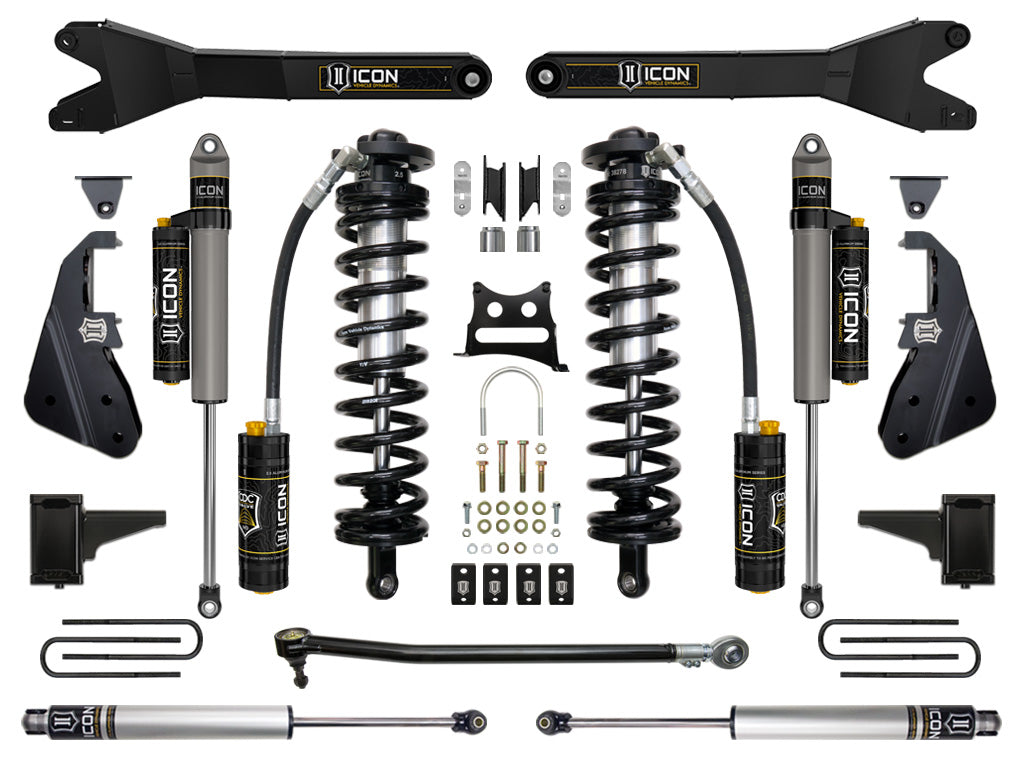 ICON Vehicle Dynamics 17-22 Ford F250/F350, 4-5.5" Lift Stage 5 Suspension System, w/Radius Arm
