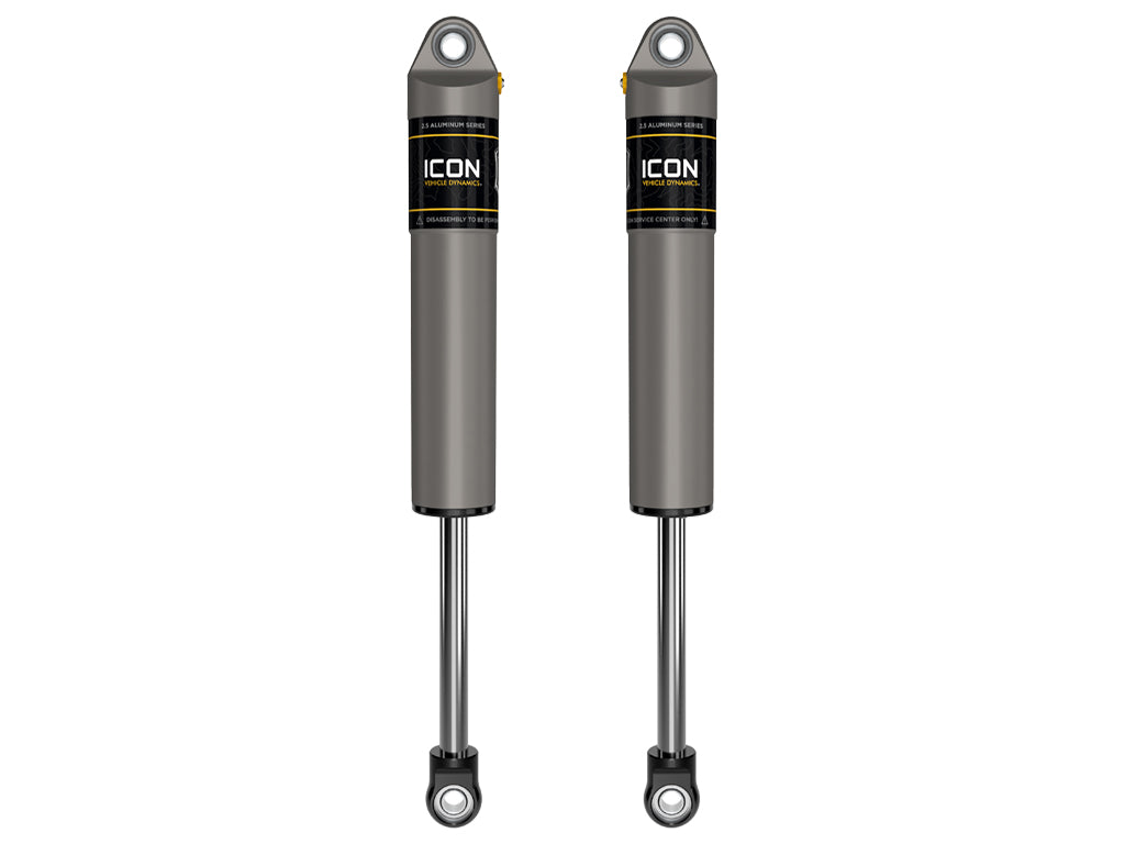 ICON Vehicle Dynamics 1999-2026 Ford Super Duty, 3-6” Lift, Rear, V.S. 2.5 Aluminum Series Shock Absorbers, Internal Reservoir, Pair