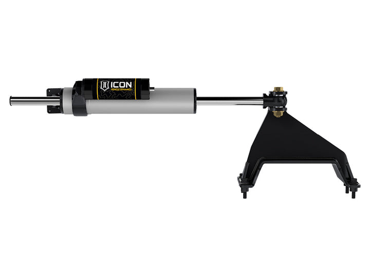 ICON Vehicle Dynamics 2023-2026 F-250/F-350 Ford Super Duty 4WD, 2.5 Centerline Steering Stabilizer Kit, Piggyback Reservoir