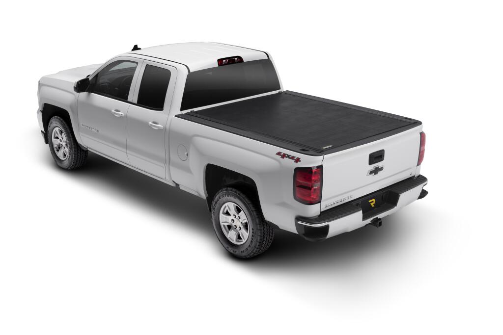 BAK Revolver X2 Hard Rolling Truck Bed Cover Rails Mounted Low Enough To Use Standard C Clamps 1988-2013 C/K Pickup/Silverado/Sierra 1500/1988-2014 2500 HD/3500 HD
