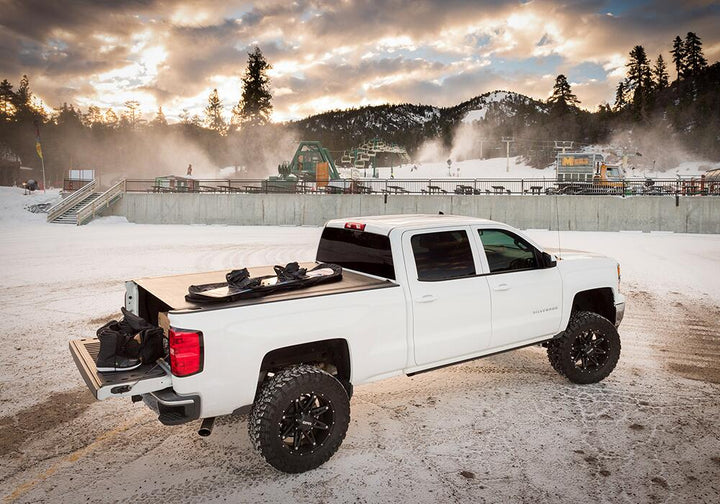BAK Revolver X2 Hard Rolling Truck Bed Cover Rails Mounted Low Enough To Use Standard C Clamps 1988-2013 C/K Pickup/Silverado/Sierra 1500/1988-2014 2500 HD/3500 HD
