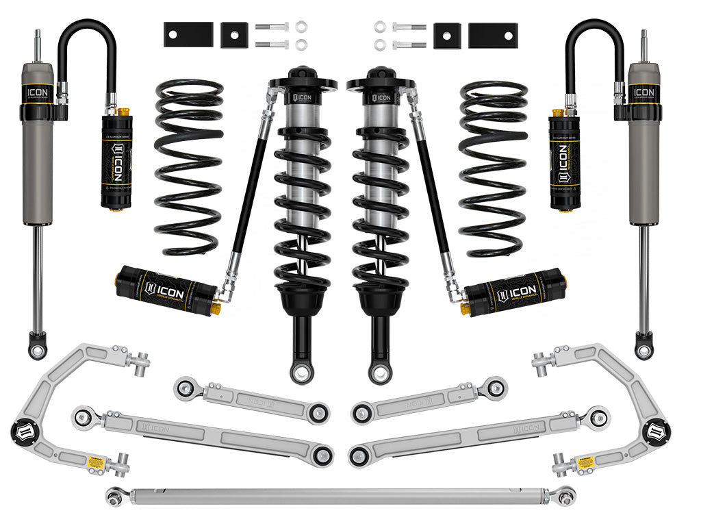 ICON Vehicle Dynamics 2022-2026 Toyota Tundra, 1.25-3.5" Lift, Stage 11 (TRD), 2.5 Suspension System, Billet, CDCV