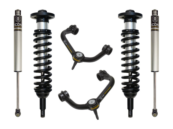 ICON Vehicle Dynamics 2004-2008 Ford F-150 4WD, 0-2.63" Lift, Stage 2 Suspension System, Tubular