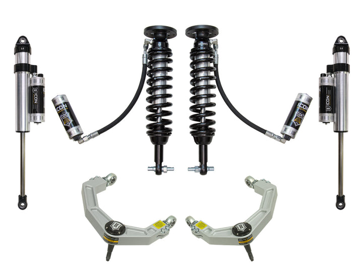 ICON Vehicle Dynamics 2014 Ford F150 4WD, 1.75-2.63" Lift, Stage 5 Suspension System, Billet UCA