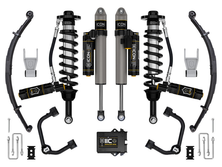 ICON Vehicle Dynamics 2021-2026 Ford F-150 Tremor, 2.5-3" Lift, Stage 5 Suspension System, Tubular, w/ Leaf Packs