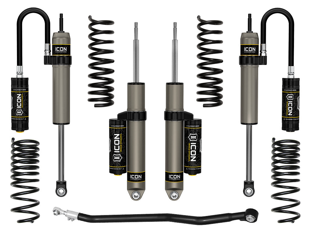 ICON Vehicle Dynamics 2014-2026 Ram 2500 4WD, Diesel, Coil Spring Rear, 2.5" Lift, Stage 3 Suspension System, w/ Performance Rear Coil Springs