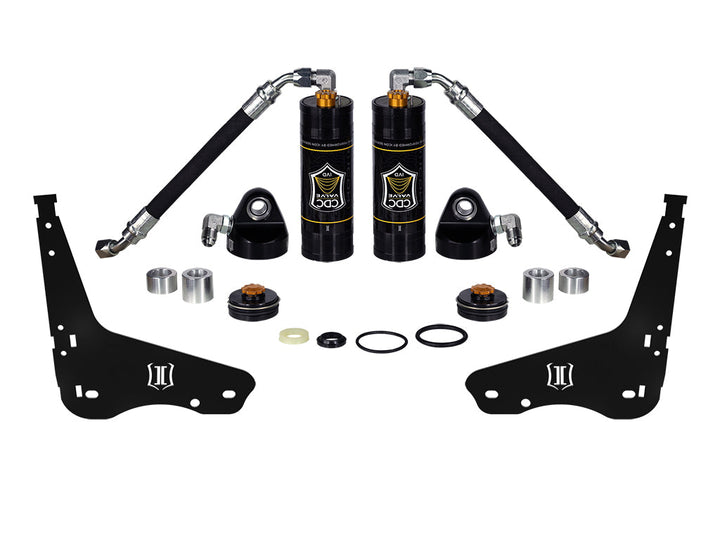 ICON Vehicle Dynamics 2007-2021 Toyota Tundra, Coilover Reservoir w/ CDCV Upgrade Kit With Seals, Pair