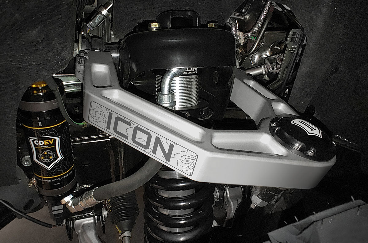 ICON Vehicle Dynamics 2021-2026 Ford Bronco, Sasquatch, 2-3" Lift, Stage 8 Suspension System, Billet