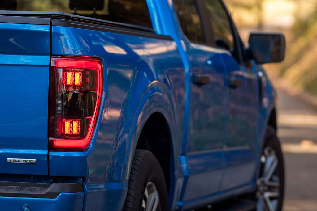 Morimoto XB LED Tail Lights: Ford F-150 (21-23 / Red Lens / Set)
