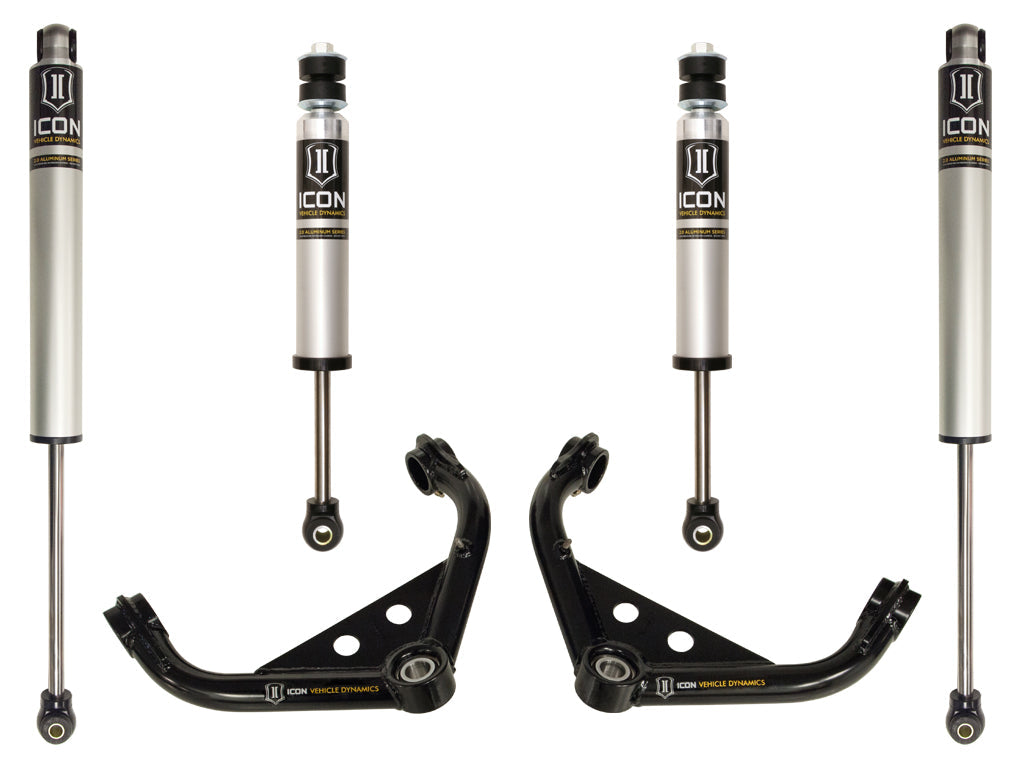 ICON Vehicle Dynamics 2001-2010 GM 2500/3500 HD, 0-2" Lift, Stage 2 Suspension System